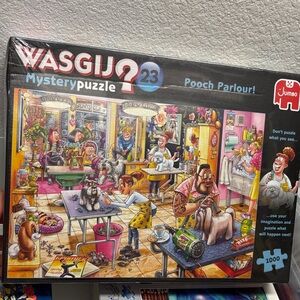 Wasgij Mystery Puzzle 23 - Pooch Parlour, 1000 pieces. New in box.